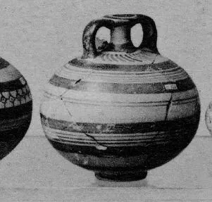 STIRRUP JAR (MYCENEAN)