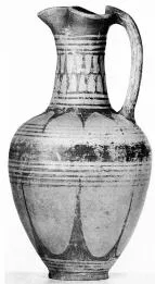 OINOCHOE (ITALO-GEOMETRIC, BLACK PATTERN)