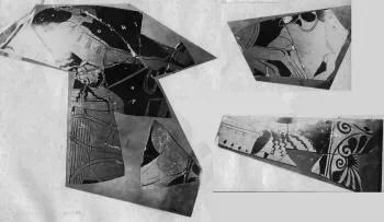 KRATER, COLUMN, FRAGMENTS (ATHENIAN, RED-FIGURE)
