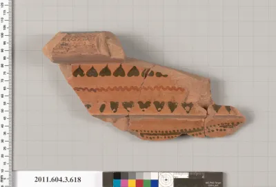 Terracotta fragment of a calyx-krater (bowl for mixing wine and water)