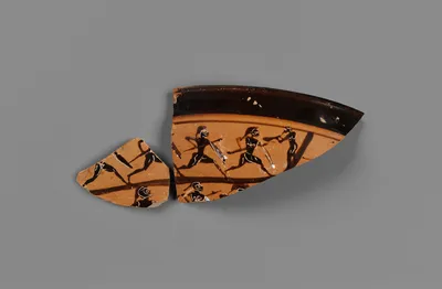 Attic Black-Figure Band Skyphos Fragment (joins to 82.AE.40.72)