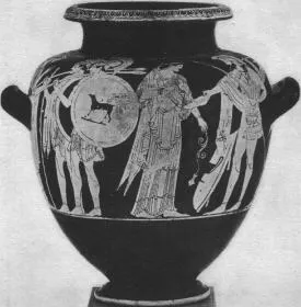 STAMNOS (ATHENIAN, RED-FIGURE)