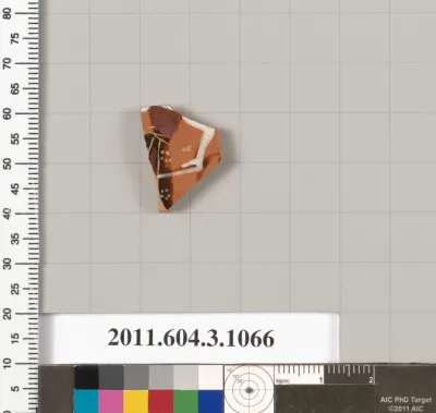 Terracotta fragment of a mastoid (drinking cup with narrow base)