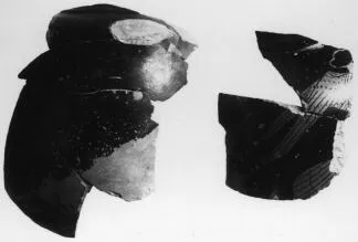 LEKYTHOS, SQUAT, FRAGMENT (ATHENIAN, RED-FIGURE)