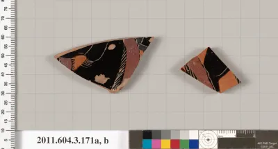 Terracotta fragments of an amphora (jar)