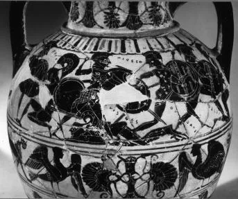 AMPHORA, NECK (ATHENIAN, BLACK-FIGURE)