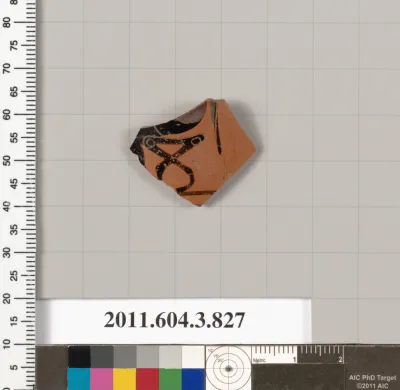 Terracotta fragment of a lekythos (oil flask)