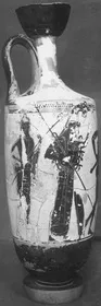 LEKYTHOS (ATHENIAN, BLACK-FIGURE)