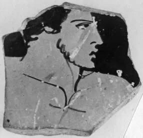 CUP, STEMLESS, FRAGMENT (ATHENIAN, RED-FIGURE)