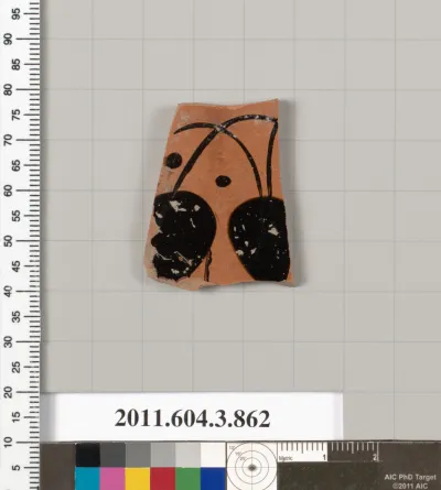 Terracotta fragment of a lekythos (oil flask)