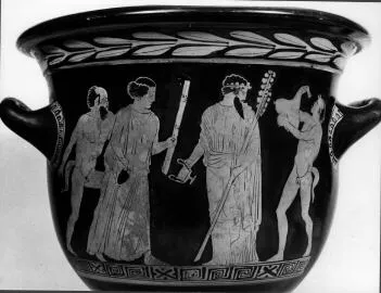 KRATER, BELL (ATHENIAN, RED-FIGURE)