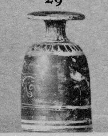 COLUMBUS ALABASTRON (SOUTH ITALIAN, GNATHIAN, BLACK GLAZE)