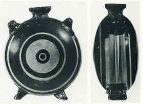 FLASK (ITALIOTE, BLACK GLAZE)