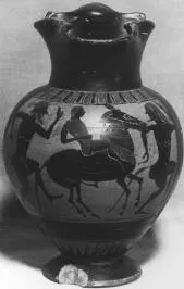 OINOCHOE (ATHENIAN, BLACK-FIGURE)