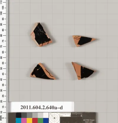 Terracotta fragments of column-kraters (bowls for mixing wine and water)