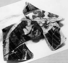 PLATE, FRAGMENT (ATHENIAN, BLACK-FIGURE)