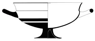 CUP, SIANA (ATHENIAN, BLACK-FIGURE)