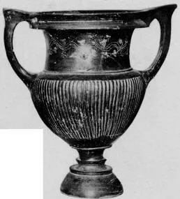 KRATER (SOUTH ITALIAN, CAMPANIAN, BLACK GLAZE)