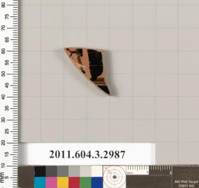 Terracotta fragment of an open shape