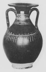 PELIKE (SOUTH ITALIAN, GNATHIAN, BLACK GLAZE)