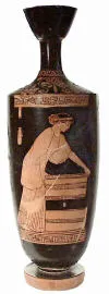 LEKYTHOS (ATHENIAN, RED-FIGURE)