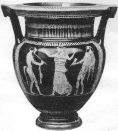 KRATER, COLUMN (ATHENIAN, RED-FIGURE)