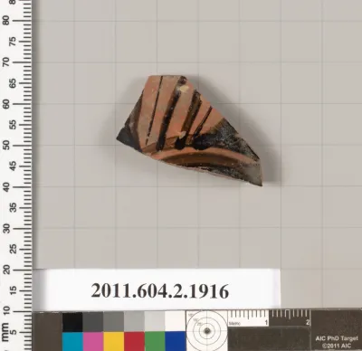 Terracotta fragment of a skyphos (deep drinking cup)