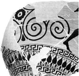 AMPHORA, NECK, FRAGMENTS (ATHENIAN, BLACK-FIGURE)