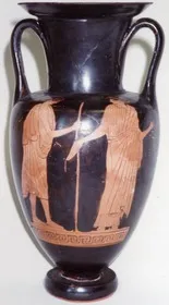 AMPHORA, NECK (ATHENIAN, RED-FIGURE)