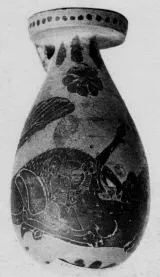 ALABASTRON (CORINTHIAN, BLACK-FIGURE)