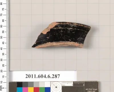 Terracotta rim fragment of a kalathos?