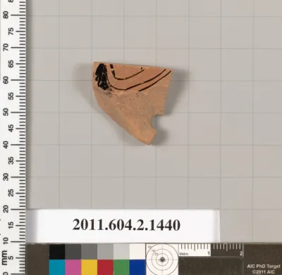 Terracotta fragment of a skyphos (deep drinking cup)
