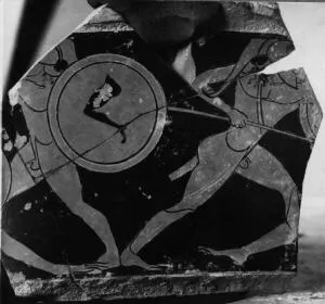 KRATER, VOLUTE, FRAGMENT (ATHENIAN, RED-FIGURE)