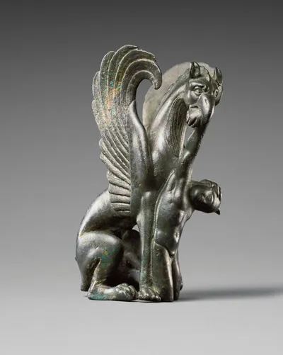 Statuette of a Griffin with an Arimasp