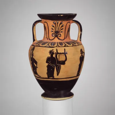 Terracotta neck-amphora (jar)