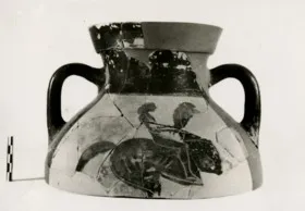 AMPHORA, BELLY, FRAGMENT (ATHENIAN, BLACK-FIGURE)