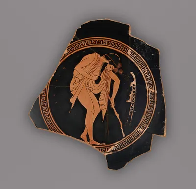 Attic Red-Figure Cup Type B Fragment