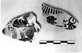 AMPHORA, NECK, FRAGMENTS (ATHENIAN, BLACK-FIGURE)