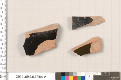 Terracotta fragments of open shapes