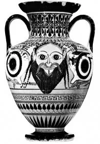 AMPHORA, NECK (ATHENIAN, BLACK-FIGURE)