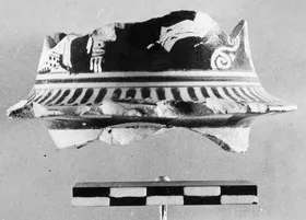 PYXIS, FRAGMENT (ATHENIAN, RED-FIGURE)