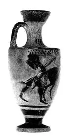 LEKYTHOS (ATHENIAN, BLACK-FIGURE)