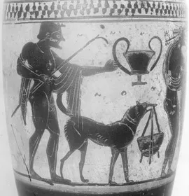 LEKYTHOS (ATHENIAN, BLACK-FIGURE)