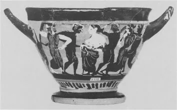 SKYPHOS (ATHENIAN, BLACK-FIGURE)