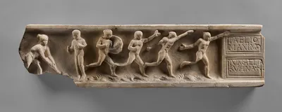 Fragment of a Sarcophagus Lid