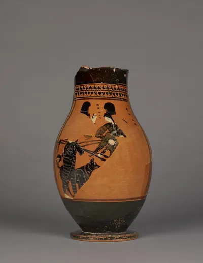 Fragmentary Attic Black-Figure Olpe