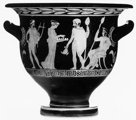 KRATER, BELL (ATHENIAN, RED-FIGURE)