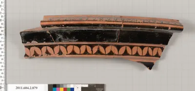 Terracotta fragment of a bell-krater (bowl for mixing wine and water)