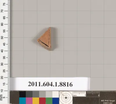 Terracotta fragment of a kylix (cup)