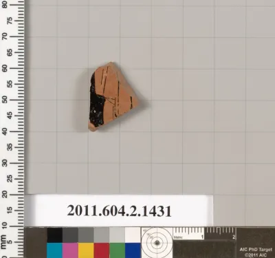 Terracotta fragment of a skyphos (deep drinking cup)